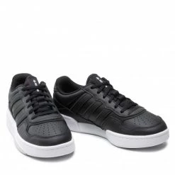 Chaussures De Sport Chaussures Adidas - Courtic GX6319 Cblack/Cblack/Ftwwht Noir -Chaussures Femme Soldes 06 0000209256895 plj