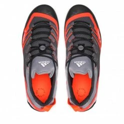 Chaussures De Sport Chaussures Adidas - Terrex Swift Solo 2 GZ0332 Grey Five/Core Black/Solar Red Gris -Chaussures Femme Soldes 06 0000209516838 rz