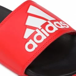 Mules Et Sandales Mules / Sandales De Bain Adidas - Adilette Comfort GY1947 Red Rouge -Chaussures Femme Soldes 06 0000209949728 rz