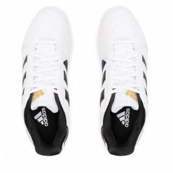 Chaussures De Sport Chaussures Adidas - Top Sala HR0147 Ftwwht/Cblack/Goldmt Blanc -Chaussures Femme Soldes 06 0000209997545 fp
