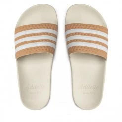 Mules Et Sandales Mules / Sandales De Bain Adidas - Adilette GY2102 Magbei/Ftwwht/Owhite Beige -Chaussures Femme Soldes 06 0000300124772 mt