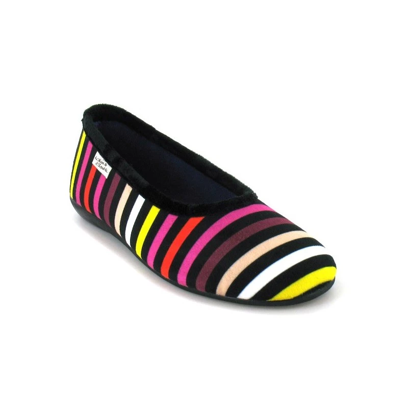 LA MAISON DE L'ESPADRILLE Chaussons Ballerines Pour Femme 6193 2 LA MAISON DE L'ESPADRILLE Chaussons Ballerines Pour Femme 6193 – Image 2