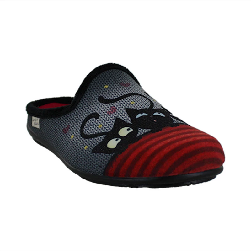 LA MAISON DE L'ESPADRILLE Chaussons Mules Pour Femme 9015 2 LA MAISON DE L'ESPADRILLE Chaussons Mules Pour Femme 9015 – Image 2