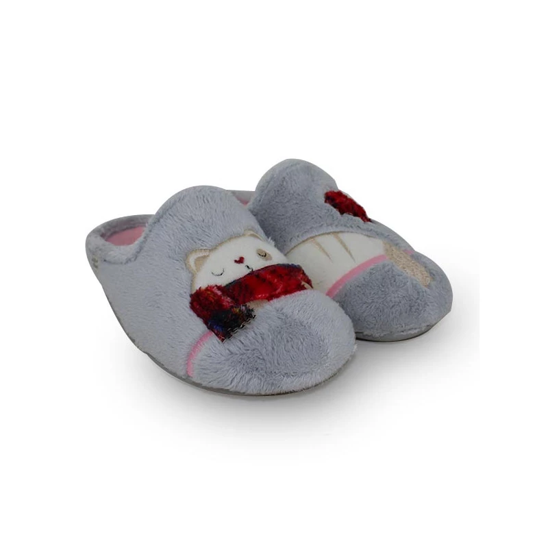 LA MAISON DE L'ESPADRILLE Chaussons Mules Pour Femme 9064 1 LA MAISON DE L'ESPADRILLE Chaussons Mules Pour Femme 9064