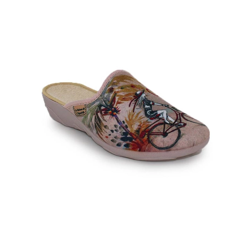 LA MAISON DE L'ESPADRILLE Chaussons Mules Pour Femme Bicyclette (2034) 2 LA MAISON DE L'ESPADRILLE Chaussons Mules Pour Femme Bicyclette (2034) – Image 2