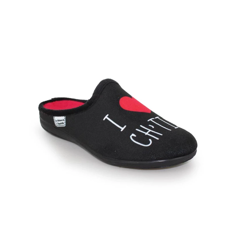 LA MAISON DE L'ESPADRILLE Chaussons Mules Pour Femme Ch'tis (6543) 1 LA MAISON DE L'ESPADRILLE Chaussons Mules Pour Femme Ch'tis (6543)