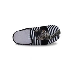 LA MAISON DE L'ESPADRILLE Chaussons Mules Pour Femme Chat (2066) -Chaussures Femme Soldes chat 2066 4