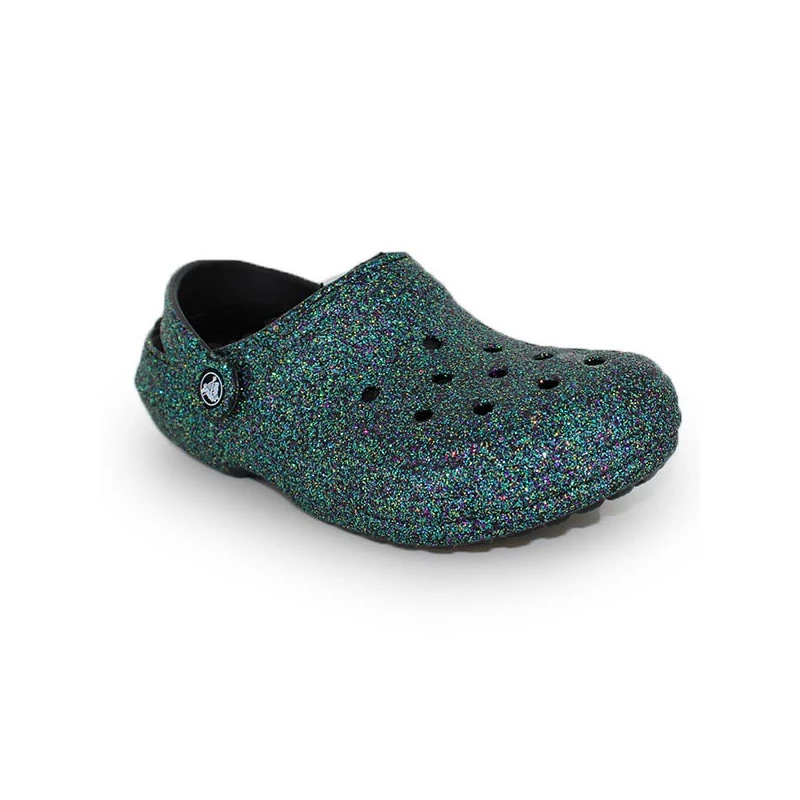 CROCS Sabots / Mules Pour Femme Classic Glitter Lined 2 CROCS Sabots / Mules Pour Femme Classic Glitter Lined – Image 2