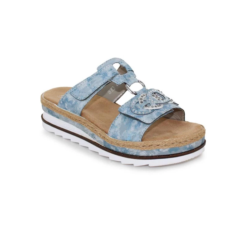 RIEKER Mules Pour Femme Dipinto V7986 2 RIEKER Mules Pour Femme Dipinto V7986 – Image 2