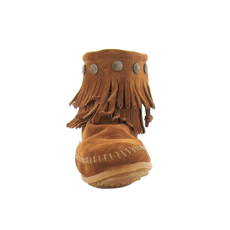 MINNETONKA Boots / Bottines Pour Femme Double Fringe Boot 3 MINNETONKA Boots / Bottines Pour Femme Double Fringe Boot – Image 3