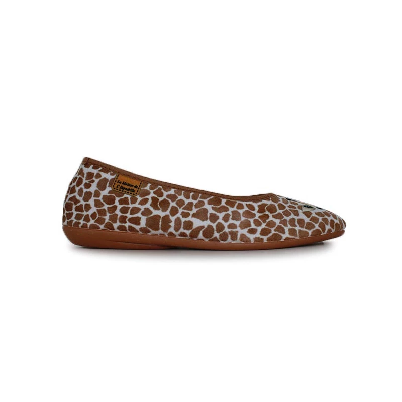 LA MAISON DE L'ESPADRILLE Chaussons Ballerines Pour Femme Girafe (2013) 1 LA MAISON DE L'ESPADRILLE Chaussons Ballerines Pour Femme Girafe (2013)