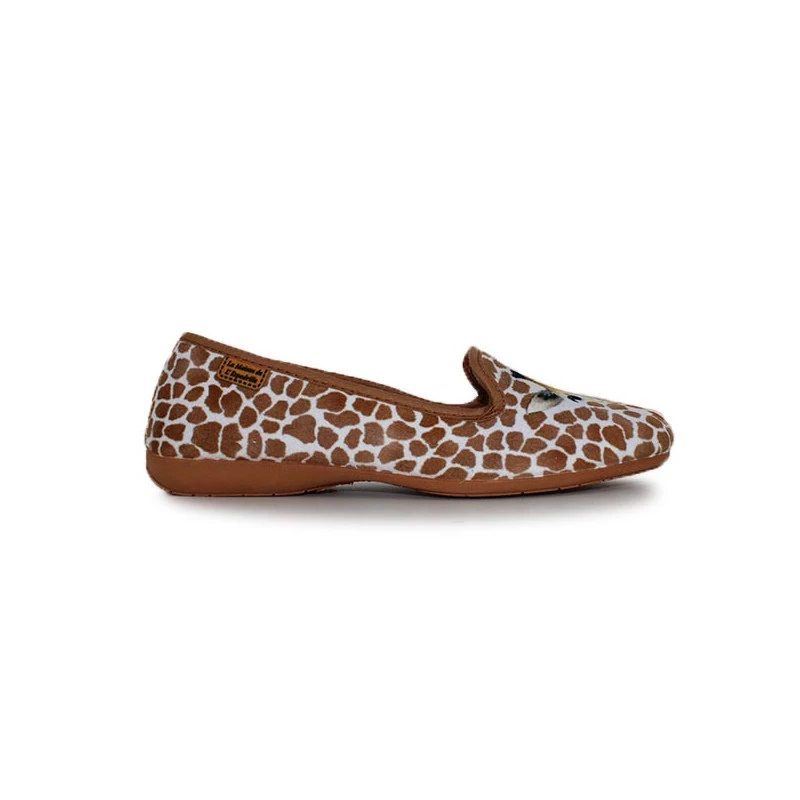 LA MAISON DE L'ESPADRILLE Chaussons Ballerines Pour Femme Girafe (2014) 1 LA MAISON DE L'ESPADRILLE Chaussons Ballerines Pour Femme Girafe (2014)