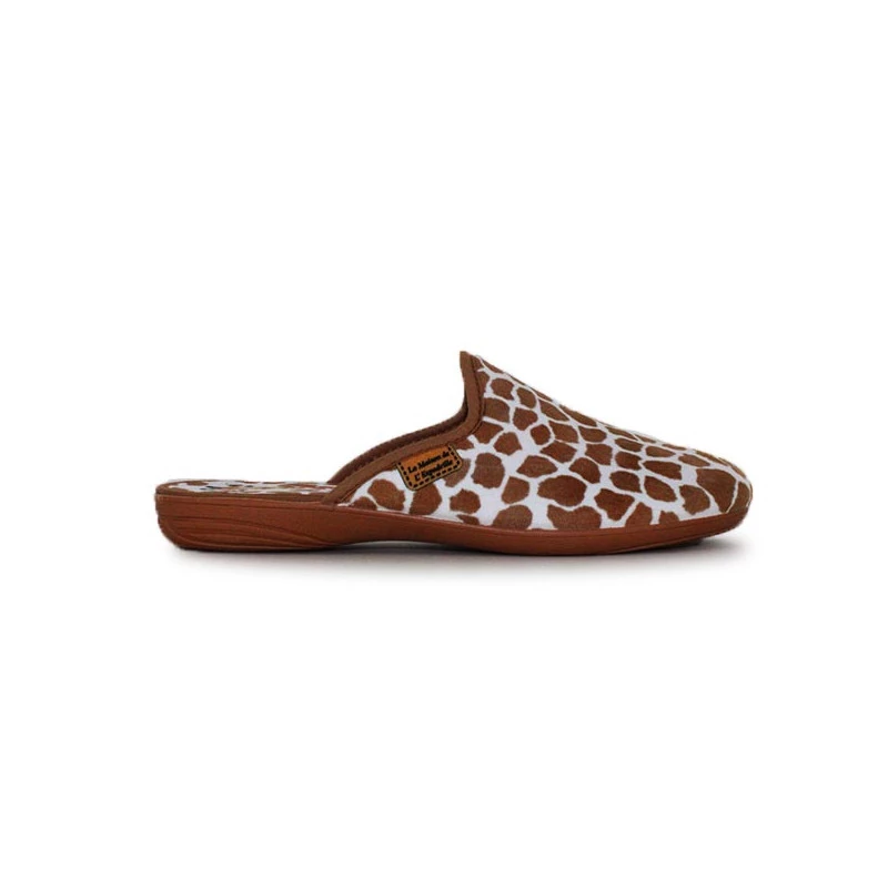 LA MAISON DE L'ESPADRILLE Chaussons Mules Pour Femme Girafe (2015) 2 LA MAISON DE L'ESPADRILLE Chaussons Mules Pour Femme Girafe (2015) – Image 2