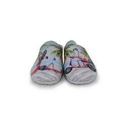 LA MAISON DE L'ESPADRILLE Chaussons Mules Pour Femme Les Flamants Roses (2038) 8 LA MAISON DE L'ESPADRILLE Chaussons Mules Pour Femme Les Flamants Roses (2038) -Chaussures Femme Soldes les flamants roses 2038 2