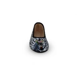 LA MAISON DE L'ESPADRILLE Chaussons Ballerines Pour Femme Zèbre (2016) -Chaussures Femme Soldes zebre 2016 2