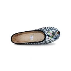 LA MAISON DE L'ESPADRILLE Chaussons Ballerines Pour Femme Zèbre (2016) -Chaussures Femme Soldes zebre 2016 4