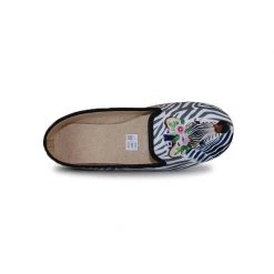 LA MAISON DE L'ESPADRILLE Chaussons Ballerines Pour Femme Zèbre (2017) -Chaussures Femme Soldes zebre 2017 4