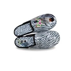 LA MAISON DE L'ESPADRILLE Chaussons Mules Pour Femme Zèbre (2018) 10 LA MAISON DE L'ESPADRILLE Chaussons Mules Pour Femme Zèbre (2018) -Chaussures Femme Soldes zebre 2018 4
